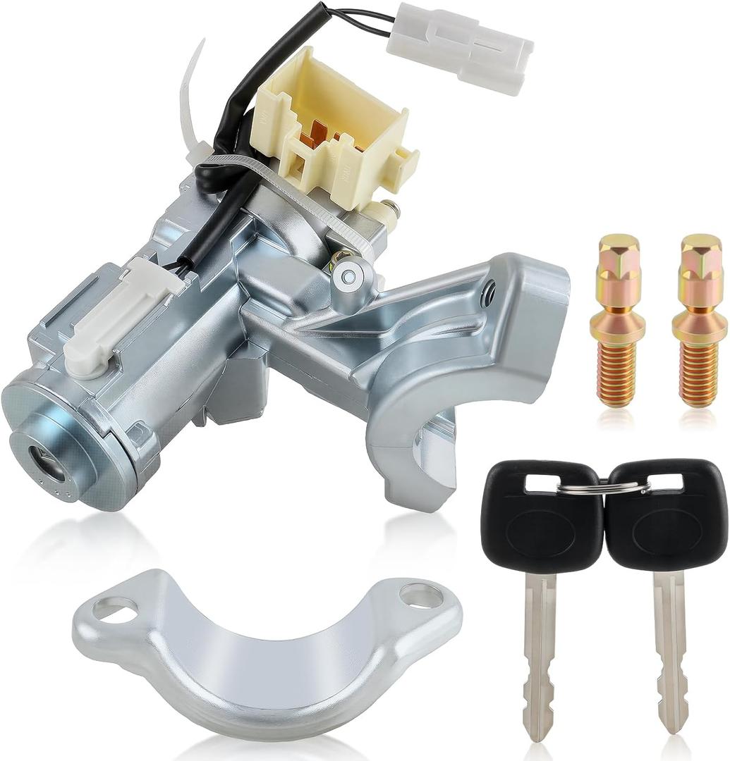 AUTOKAY 45020-06-4 45020064 Ignition Lock Cylinder Switch W/Key Fits for Toyota Camry 2002 2003 2004 2005 2006 No Chip