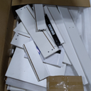 Vanity Desk,Makeup Vanity Desk with Mirror and Lights,Transparent Top with LED Multiple Color Lights,Mirror 3 Color Modes 2 Drawers,Power Outlet,Dressing Table for Girls Bedroom,White