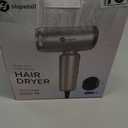 Dual Voltage Travel Hair Dryer - 110,000 RPM High-Speed Ionic Blow Dryer Gift for Women, Lightweight & Compact & Portabe Best Hairdryer, Quiet, Fast Drying, International European Travel 110-220V (Stone)