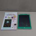 FLUESTON LCD Writing Tablet, Doodle Board Gifts for 3-8 Year Old Girls Boys, 10 Inch Colorful Electronic Board Drawing Pad for Kid, Christmas Gifts for Toddler, Easter Basket Stuffer for Kids (11"W x 7.5"H, Wonderful Green)