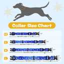 2 x Kazazoo Dog Collar Cute and Soft Nylon Puppy Collar for Boy and Girl, Adjustable Dog Collars for Small Medium Dogs, Blue Sky-S