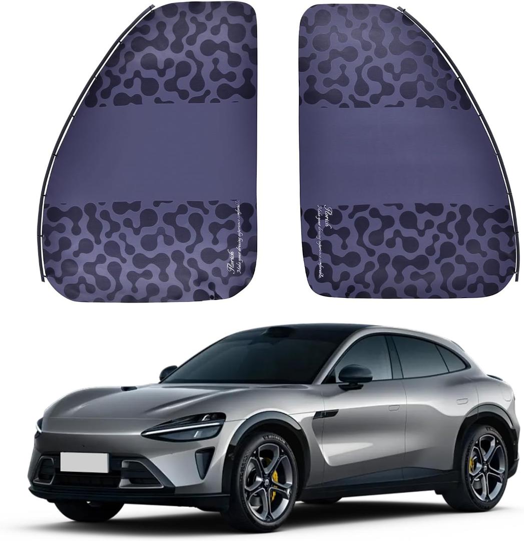FLORICH Car Window Shades 2pack Embedded Track Car Window Shade for Baby, Block Light Car Sun Shade Protect Privacy for Family Universal Fit for Most Cars