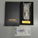 SOMGEM 5-in-1 Torch Lighter, Windproof Triple Jet Flame Butane Lighter with Built-in Cutter, Punch, Draw Enhancer and Holder Function, Refillable and Adjustable, Mens Gifts (Sold Without Gas)