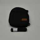 Joymee Lunch Box Insulated Lunch Bag Women Men Reusable Cooler Bag Adult Cute Lunch Tote Bags with Front Zipper Pocket,Adjustable Shoulder Strap for Work Office Picnic Travel, Black