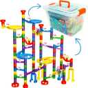 Marble Mania Marble Run - Marble Runs for Kids - 162 Pieces Plus Storage Tub - Construction Toys for 4-8 Year Old Boys or Girls - Educational STEM Toys for 4+ Year Olds