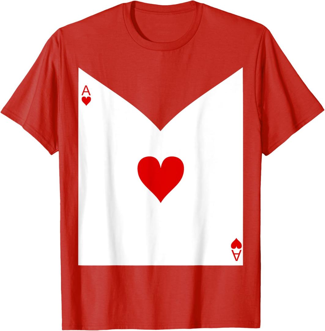 Original Halloween Playing Card Costume Alice In Wonderland T-Shirt