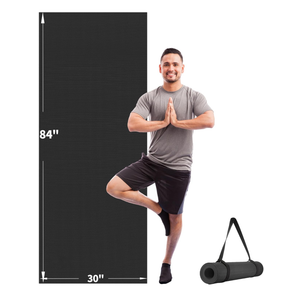 CAMBIVO Yoga Mat for Women and Men, Extra Long and Wide Exercise Mat (84"x30"), Large Non Slip Workout Mat for Yoga, Pilates, Fitness, Barefoot Workouts, Home Gym Studio