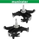 Munirater 2.5in Front Drop Spindles Lower Suspension Replacement for C10 2wd Trucks 1971 1972