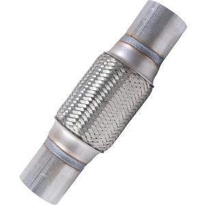 Flex Pipe,Heavy Duty Exhaust Flex Pipe,Car Accessories Stainless Steel Flexible Exhaust Pipes,Universal Muffler Tube Automotive Replacement,Suitable for Most Cars,Trucks (2"x6"/10")