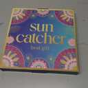 Cross Wildflower Sunset Suncatcher Sun Catchers Indoor Window Gifts 7.8"