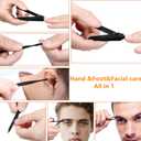 Manicure set Men Personal Care Tools Accessories Finger and Toe Nail Clippers Set Professional Manicure Pedicure Kit With Travel Case Nail Grooming Kit Gifts for Men Women Father Mother