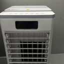 Portable Evaporative Air Cooler, Quiet Windowless Swamp Cooler with 4 Ice Packs, 2 Gallon Water Tank, Remote Control, 4 Modes & 3 Speeds, Oscillating Cooling Fan for Bedroom, Living Room and Office, 22'*12'*11'