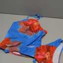 Verdusa Women's 2 Piece Floral Tankini Set Tie Backless Halter Tops with Swim Bottoms Hawaiian Outfits Size M