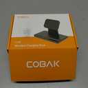 CoBak Wireless Charger Stand Compatible with iPhone & Kindle Colorsoft Signature Edition & Paperwhite Signature Edition, Wireless Charging Dock for Wireless Devices, Black