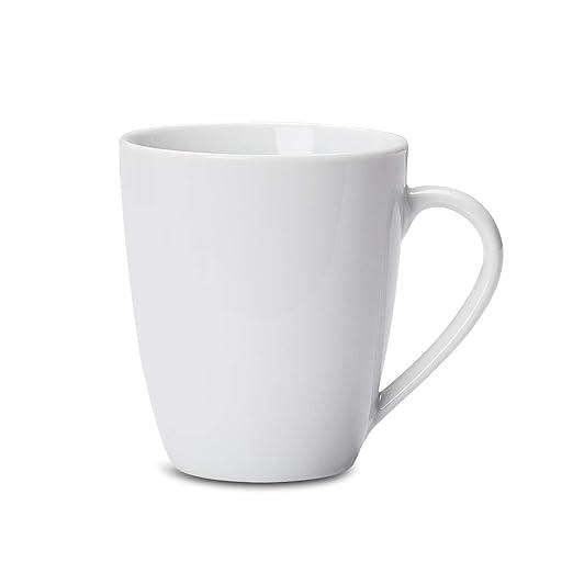 Amazon Basics Porcelain, 10 oz Coffee Mug Set, 10 Count, White Amazon Basics Porcelain, 10 oz Coffee Mug Set, 10 Count, White