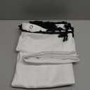 Seasonwood Black and White Shower Curtain 96 Inch Extra Long Shower Curtain, Striped Shower Curtains for Bathroom Sets, Farmhouse Shower Curtains with Tassels, Waterproof Fabric 72"x96"