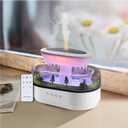 Rain Diffuser 250ML Essential Oil Diffuser, Cloud Humidifier Rain Water Drip Humidifier with Drip Music Micro Landscape Ultrasonic Diffuser for Bedroom (White)