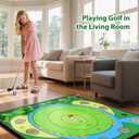 70"x70" Golf Chipping Game Practice Portable Training Game for Indoor & Outdoor Use, Improve Short Game Accuracy for Adults, Juniors & Beginners, 70"x70" Golf Chipping Game
