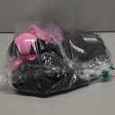 Mask Fins Snorkeling Gear for Adults, Full Face Snorkel Mask & Adjustable Swim Fins Snorkel Set, Panoramic View Snorkel Mask Dry Top Anti-Fog Anti-Leak (Pink)