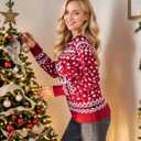 Ugly Christmas Sweaters for Women Men Kids 2024 Family Matching Christmas Sweater Funny Xmas Holiday Knit Pullover (XX-Large, Red)