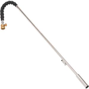 Flame King YSNPQ810CGA Propane Torch Weed Burner with Integrated Lighter, Silver