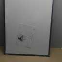 VIZ-PRO Cork Notice Board, 36 X 24 Inches, Cork Bulletin Board with Black Aluminium Frame