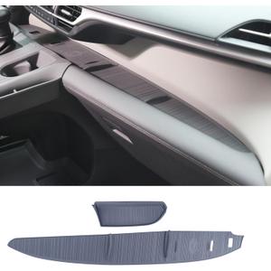 3PCS Center Console Panel Non-Slip Silicone Pad for Sienna Accessories 2021-2025,Central Control Panel Original Car Texture Cover for Sienna LE Limited Platinum SE XLE XSE