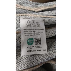 9 x 12 (ft) Loomed Polypropylene White/Gray Rectangular Indoor Floral/Botanical Farmhouse/Cottage Area rug