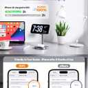 2026 New Magnetic Wireless Charger Stand with TEC Active Cooling, Certified 15w 3 in 1 Charging Station for Apple Charger Stand, Wireless Charger for iPhone17/16/15/14/13/12, Apple Watch, AirPods
