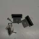 Husfunov 2 Pack Home Security Door Lock,Childproof Door Reinforcement Lock,with 3" Stop Withstand 800 lbs,for Inward Swing Doors,Night Kids Safety Metal Flip Lock Deadbolt Latch (Black)