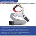 Upgraded Replacement Shark Rotator Hose Handle Compatible for Shark Rotator Pro Lift-Away NV500, NV501, NV502, NV503, NV504, NV505, NV510, NV520, NV552, UV560 More Models, Replaces # 1245FC500 (Red)
