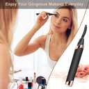 Heated Eyelash Curler- Eye lash Curlers Heat- 4 Temperature Mode- Rechargeable Lash Curler for Makeup Natural Curling Eye Lashes and 24 Hours Long Lasting - Black 2026 Updated New Model U3