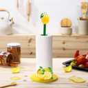 Namalu Lemon Paper Towel Holder Lemon Kitchen Decor Kitchen Fun Paper Towel Holder Dispenser for Bedroom Toilet Countertop Decor