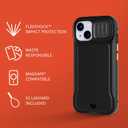 Tech21 Evo Max case for iPhone 15 - Compatible with MagSafe - Impact Protection Case - Lanyards Included - Black
