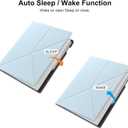 2 x Case for Remarkable Paper Pro 11.8 (2024 Released), with Stable Folding Stand Design and Pen Pocket, fit Remarkable Paper Tablet with 11.8 Color Display,Auto Sleep/Wake,Light Blue