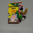 Beiens Soft Toys Baby Cloth Books, Touch and Feel Crinkle Books for Babies, Infants & Toddler, Early Development Interactive Car Toys & Stroller Toys for Boys & Girls (Rainforest Tails-1 Book)