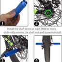 Bike Pegs 4Pcs Aluminum Alloy Anti-Skid Lead Foot Bicycle Pegs 3/8 inch Axles