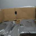 LayinSun Outdoor Aluminum Furniture Set, 5 Pieces Patio Sectional Conversation Chat Sofa Modern Seating Set with Coffee Table