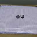 Amazon Basics Cat Pee Pads, Super Absorbent, Odor Control, Unscented, Universal Fit for Litter Box, Disposable, White/Purple, 100 Count