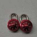 Master Lock 1530T Locker Lock Combination Padlock, 2 Count (Pack of 1), Colors May Vary