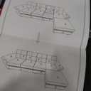 Shintenchi Sectional Couch, Convertible L Shaped Couch with Storage, Modular Sectional Sofa with Storage Ottoman for Living Room, Apartment, Office, Deep Grey