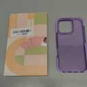 ArtsEvo Designed for iPhone 16 Pro Case, 6.6ft Drop Protection, Full Body Screen Camera Protective Phone Case, Purple