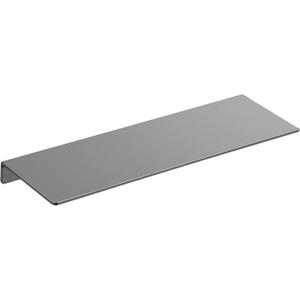 Danpoo Metal Wall Shelf, Small Floating Shelf Bathroom Wall Shelf, 16" Display Shelves for Wall Storage, Grey