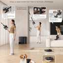 ECOVACS DEEBOT T30S Combo Robot Vacuum and Mop, All-in-One Cleaning Hub, 11000Pa, ZeroTangle Technology, TruEdge Adaptive Edge Mopping, Dual Self-Emptying, Hot Water Washing, Auto-Mop Lifting