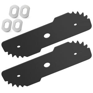 HandyTek 2-Pack EB-007 7-1/2-inch Edge Hog Heavy-Duty Edger Replacement Blade for Black & Decker 2-in-1 LE750, LE710, LE760, EH1000 Edger/Lawn Trimmer w/ 4 Wear Indicators