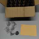 24 Pcs, 2 oz Dark Amber Dropper Bottles with 6 Small Funnels & 1 Long Glass Labels - 60ml Tincture Bottles w/ Eye Dropper for Essential Oils, Perfume, Hair Oil, Liquids - Leak Proof Travel Bottles