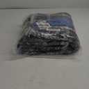 4 x 6 Rug Non-Slip Washable Low-Pile Carpet - Checkered Braided Geometric Print for Bedroom Living Room Nursery Kitchen Entryway Indoor Use Black