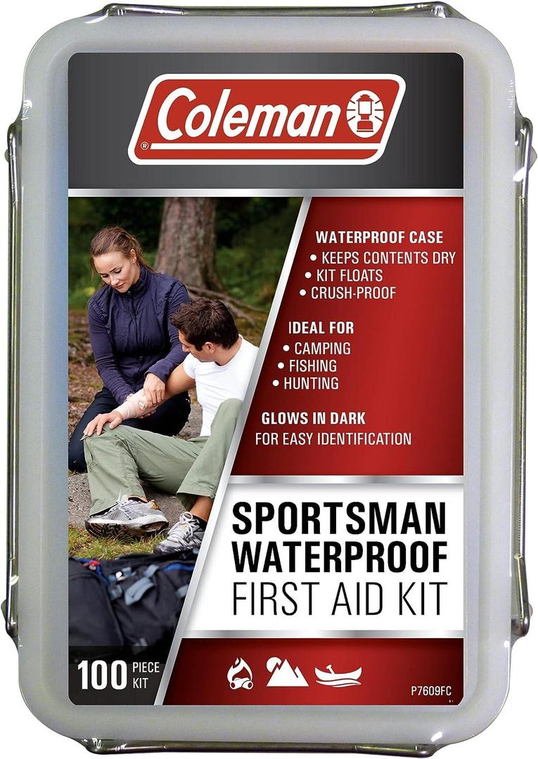 Coleman Sportsman Waterproof First Aid Kit - 100 Pieces