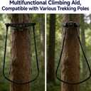 Single-Step Climbing Stick Aider - Hand-Braided UHMWPE Single-Step Climbing Aider, 1800 Lb Load-Bearing Hunting Gear for Saddle Hunting Kit & Climbing Accessories (3 pcs)