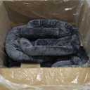 Globlazer Big Cat Tower for Indoor Cats, 80inch Cat Tower for Multiple Adult Cats XXL Cat Tree with Scratching Post, Hammock, 3 Perches, 2 Condos, 2 Hanging Basket, F80, Dark Grey